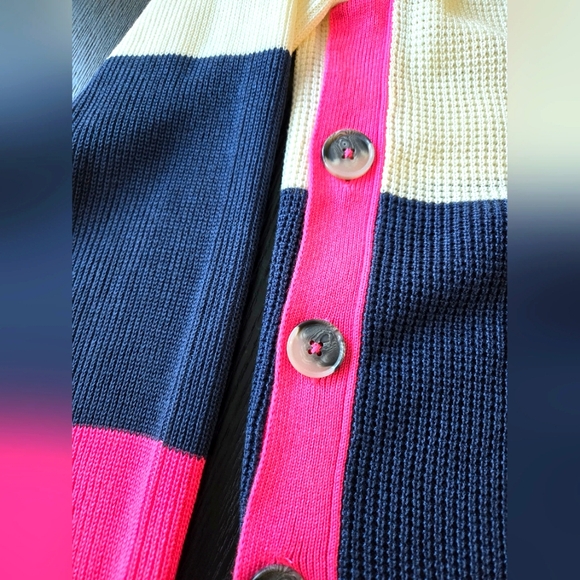 4 for $30 🌈 Kismet Colorful Striped Women's Sweater size XL - Picture 4 of 8